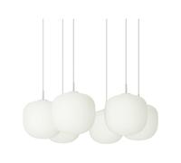Muuto Rime Pendant Cluster 6 suspension Blanc. Ø25 cm