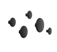 Muuto Dots Cintres Bois Noir 5 Pcs.