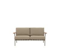 Muuto Settle Canapé D'extérieur 2 Places Tissage Côtelé 5/Taupe