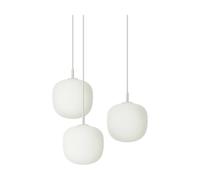 Muuto Suspension Rime Pendant Cluster 3 Blanc. Ø18 cm