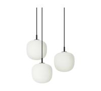 Muuto Suspension Rime Pendant Cluster 3 Noir. Ø18 cm