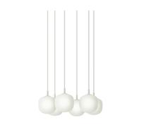 Muuto Suspension Rime Pendant Cluster 6 Blanc. Ø12 cm