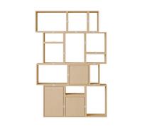 Muuto Système de rangement Stacked bibliothèque configuration 2 Chêne