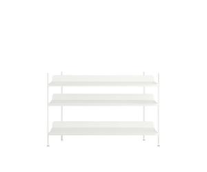 Muuto Système d'étagères Compile - blanc - Configuration 2