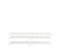 Muuto Système d'étagères Compile - blanc - Configuration 6