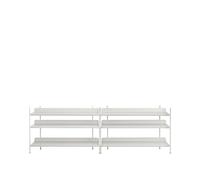 Muuto Système d'étagères Compile - gris - Configuration 6