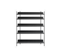 Muuto Système d'étagères Compile - noir - Configuration 3