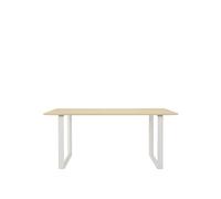 Muuto 70/70 Table à Manger 170x85 Chêne/ Blanc