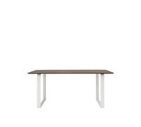 Muuto Table 70/70 - S - blanc - chêne massif fumé