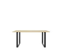 Muuto Table 70/70 - Chêne massif - noir - S