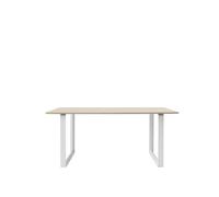 Muuto Table 70/70 - Chêne - blanc - S