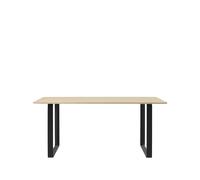 Muuto Table à manger 70/70 170x85 cm Oak veener-Plywood-Black