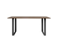 Muuto 70/70 Table à Manger 170x85 Chêne Fumé/ Noir