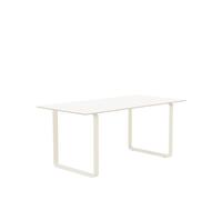 Muuto 70/70 Table à Manger 170x85 Stratifié Blanc/Sable