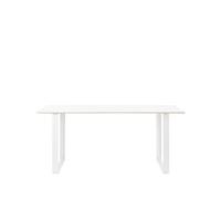 Muuto Table à manger 70/70 170x85 cm White laminate-Plywood-White