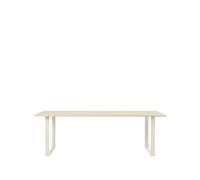 Muuto Table à manger 70/70 225x90 cm Oak veneer-Plywood-Sand