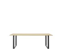 Muuto Table à manger 70/70 225x90 cm Solid oak-Black