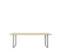 Muuto Table à manger 70/70 225x90 cm Solid oak-Grey