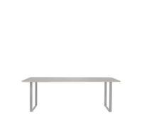 Muuto Table à manger 70/70 255x108 cm Grey linoleum-Plywood-Grey