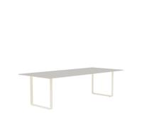 Muuto Table à manger 70/70 255x108 cm Grey linoleum-Plywood-Sand