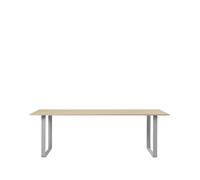 Muuto Table à manger 70/70 255x108 cm Oak veener-Plywood-Grey