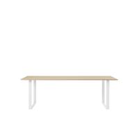 Muuto Table à manger 70/70 255x108 cm Oak veener-Plywood-White