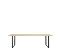 Muuto Table à manger 70/70 255x108 cm Solid oak-Black