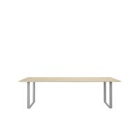 Muuto Table à manger 70/70 255x108 cm Solid oak-Grey