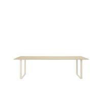Muuto Table à manger 70/70 255x108 cm Solid oak-Sand