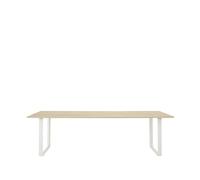 Muuto Table à manger 70/70 255x108 cm Solid oak-White