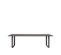 Muuto Table à manger 70/70 255x108 cm Solid smoked oak-Black