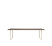 Muuto Table à manger 70/70 255x108 cm Solid smoked oak-Sand