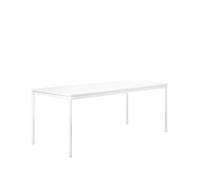 Muuto Table à manger Base white. bord en ABS. 190x85 cm