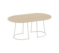 Muuto Table basse Airy M Placage chêne laqué - off white