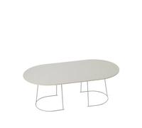 Muuto Table basse Airy ovale grey. nanolaminé. large