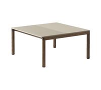 Muuto Table basse Couple 1 Plain-1 Wavy 80x84x40 cm Sand-dark oiled oak