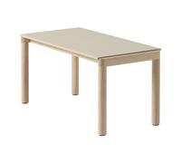 Muuto Table basse Couple 1 Plain 40x84x40 cm Sand-oak