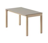 Muuto Table basse Couple 1 Plain 40x84x40 cm Taupe-oak