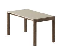 Muuto Table basse Couple 1 Wavy 40x84x40 cm Sand-dark oiled oak