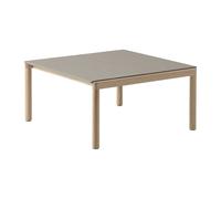 Muuto Table basse Couple 2 Plain 80x84x40 cm Taupe-oak