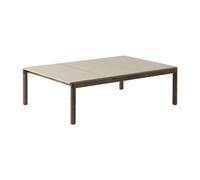 Muuto Table basse Couple 3 Plain 120x84x35 cm Sand-dark oiled oak