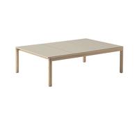 Muuto Table basse Couple 3 Plain 120x84x35 cm Sand-oak