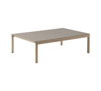 Muuto Table basse Couple 3 Plain 120x84x35 cm Taupe-oak