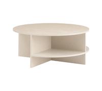 Muuto Table basse Halves Taupe clair-terrazzo. Ø85 cm