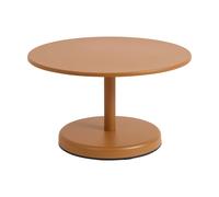 Muuto Table basse Linear Steel Burnt orange. Ø70x40 cm