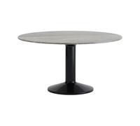 Muuto Table basse Midst Marbre gris-black. Ø140 cm