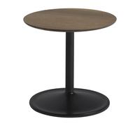 Muuto Table d'appoint Soft 40 cm Solid smoked oak-black
