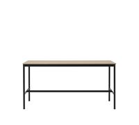 Muuto Table de bar Base High oak. structure noire. bord en contreplaqué. l85 L190 H95