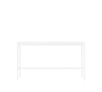 Muuto Table de bar Base High white laminate. structure blanche. bord en ABS. l50 L190 H105