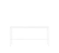 Muuto Table de bar Base High white laminate. structure blanche. bord en ABS. l50 L190 H95